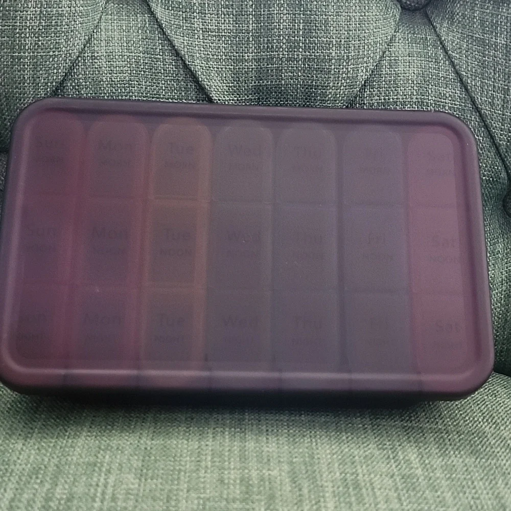 Colorful Weekly Pill Organizer
